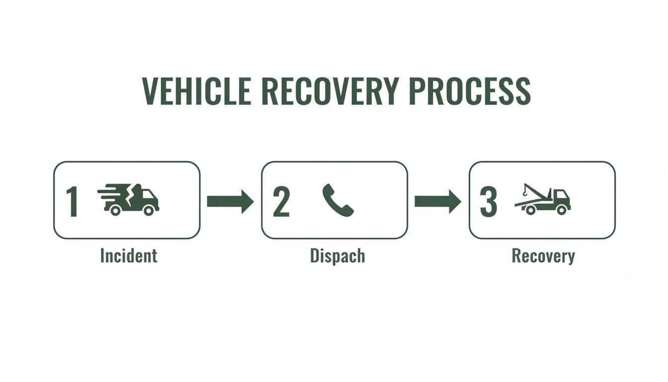 Vehicle recovery process. A Complete Guide to Towing for Insurance Companies in the UK with Vehicle Cover