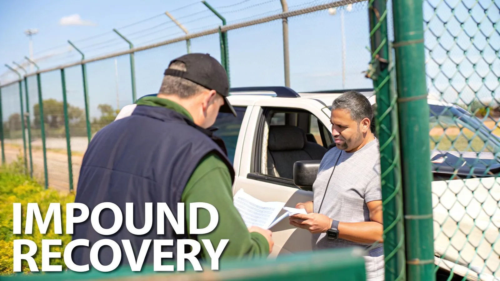 Man handing over documents. A Complete Guide to Towing for Insurance Companies in the UK with Vehicle Cover