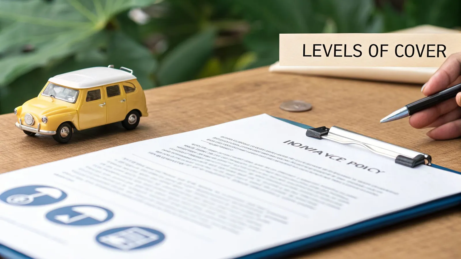 Levels of cover. Van Insurance for a Month