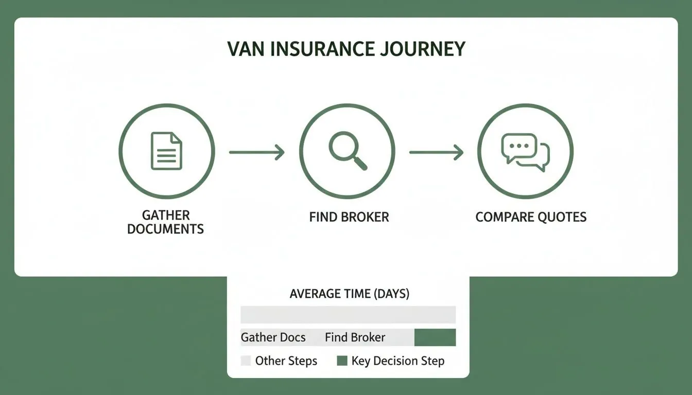Van insurance journey. Van Insurance for a Month